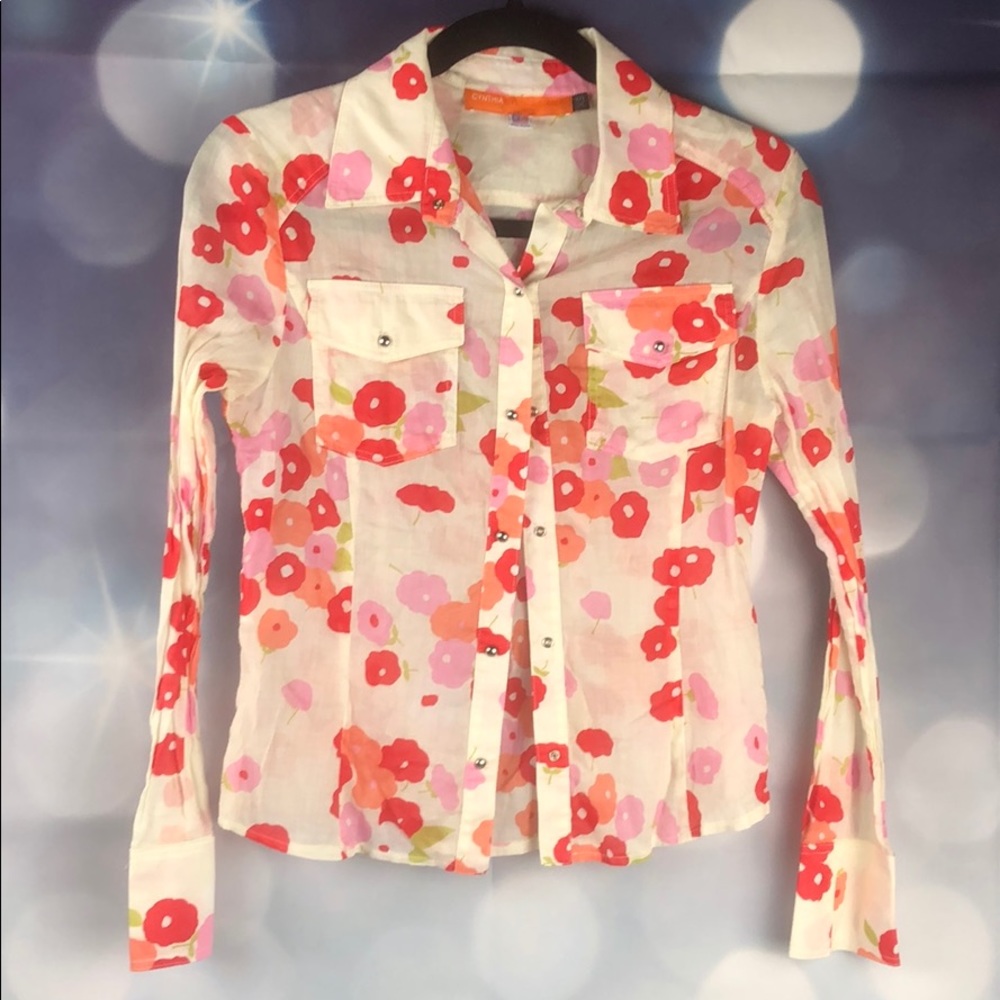 Floral Button up Blouse